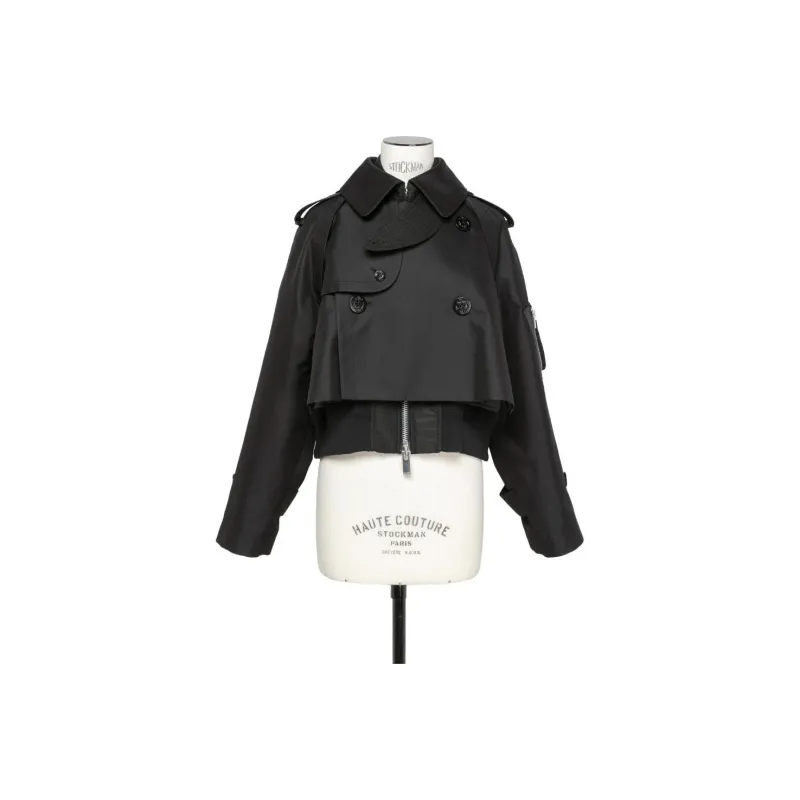 Sacai SS24 Puffer Jacket Women's Black-0