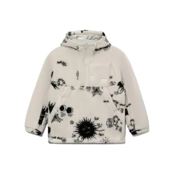 LINING Velvet Jackets Women's Pearl White Jacquard Color