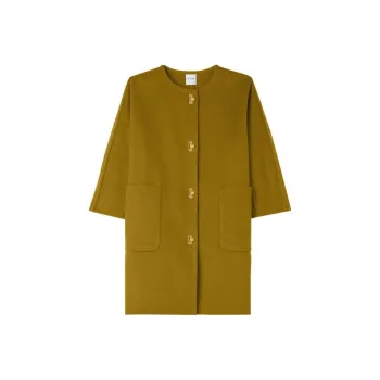 St. John SS24 Coats Women's Olive Green