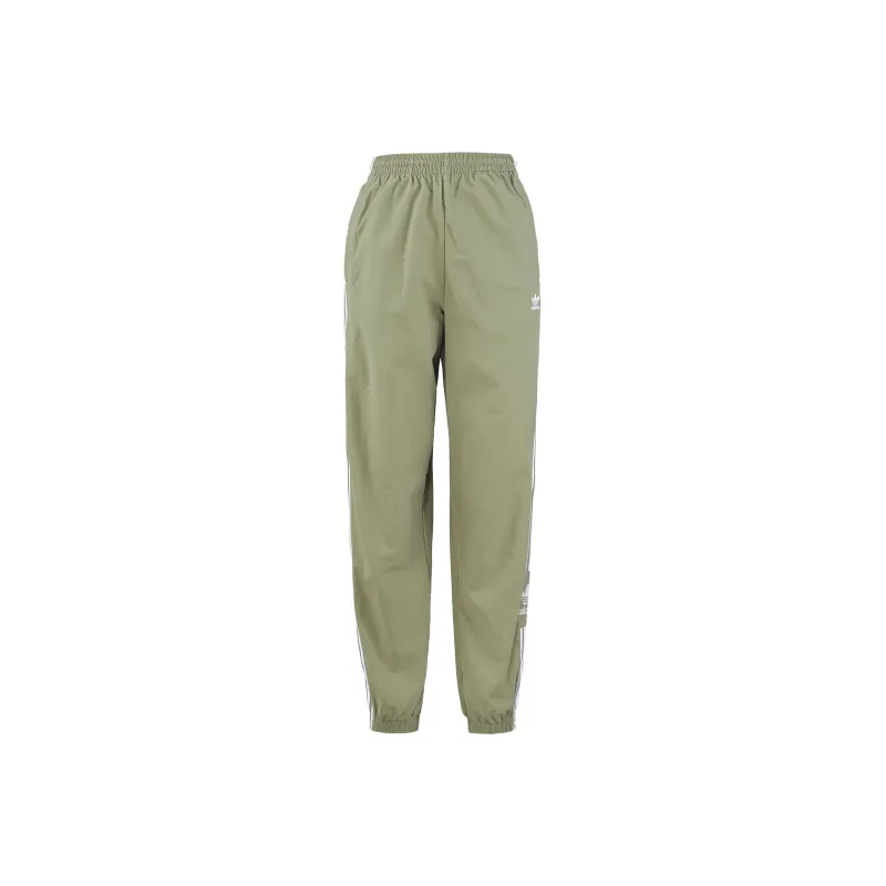Adidas Originals Knitted Sports Pants Women's Olive Green-0
