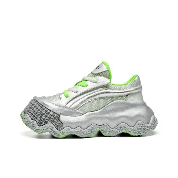 XMZY Wandering Moon Series Abrasion Resistant Moisture Wicking Height Increasing Low Top Chunky Sneakers Unisex