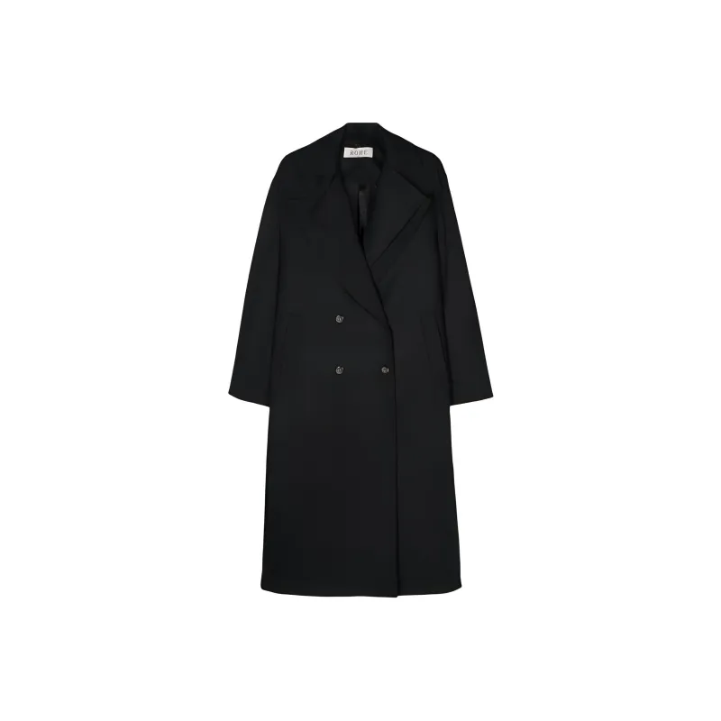 Rohe Double breasted Wool Midi Coat-0