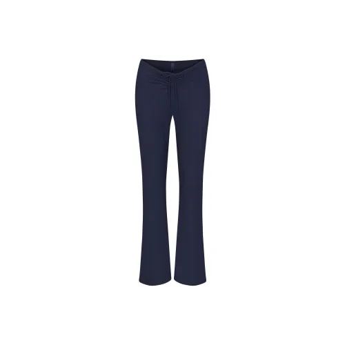 SKIMS SOFT LOUNGE RUCHED PANT Casual Pants Women's NAVY/Marine Blue
