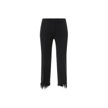 MICHAEL KORS Feather trim Tailored Trousers