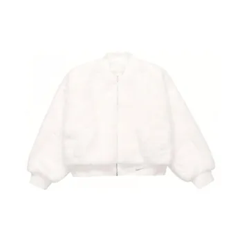 Nike Velvet feel Coat Women's White