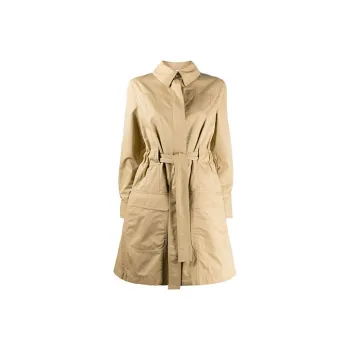 MOSCHINO Trench Coats Women's Light Umber