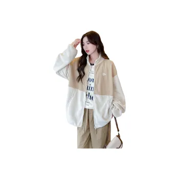 Tonlion Velvet-feel Coat Women's Haze Pink