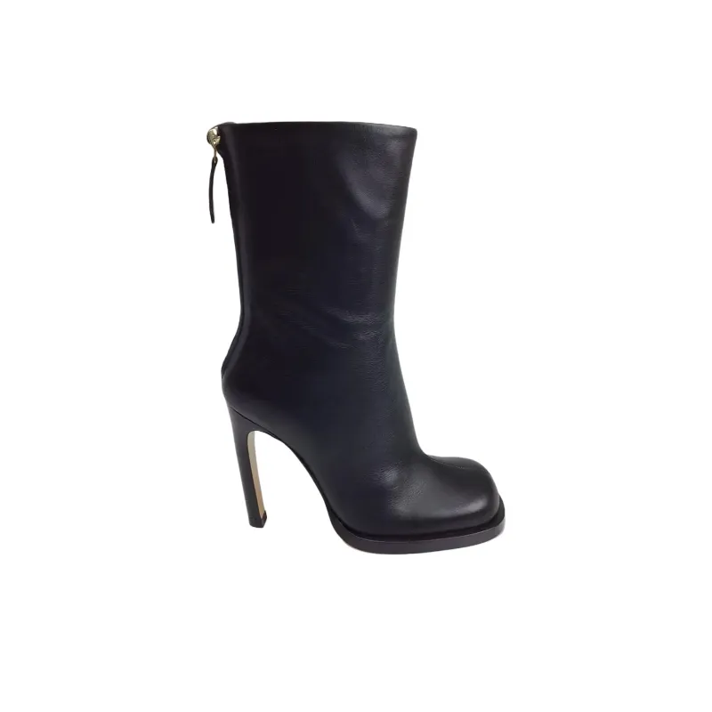 Burberry Burling Ankle Boots 11cm Women's Black-1