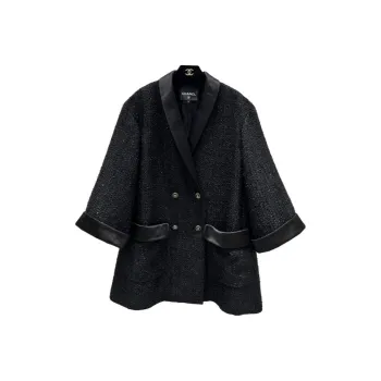CHANEL Coats Women's Black
