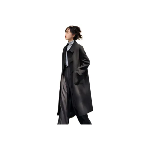 Mo Han Yi Mei Coat Women's Black Gray