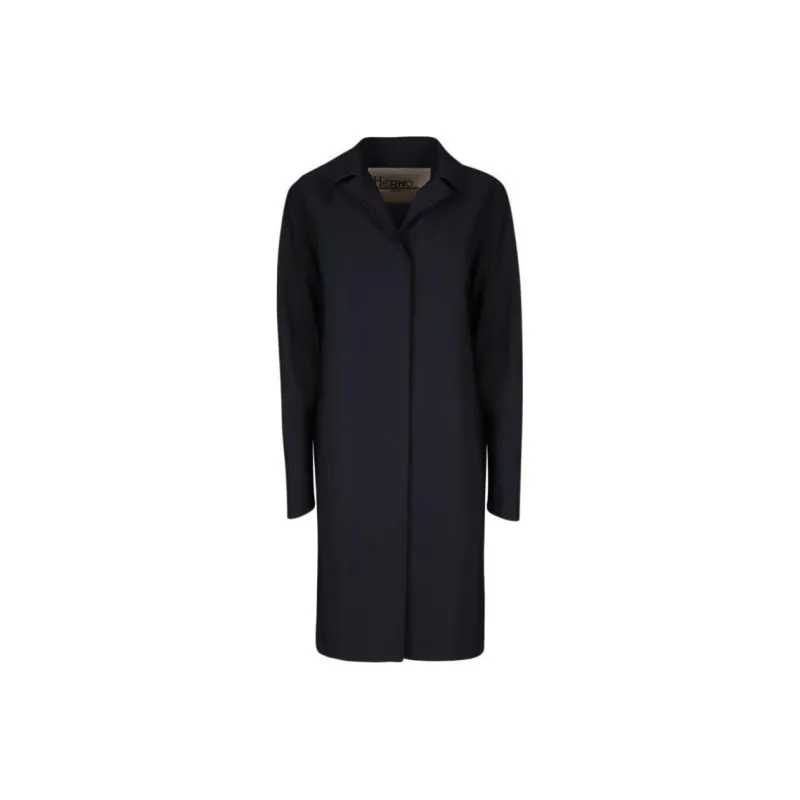 HERNO Single Breasted Long Sleeved Coat-0