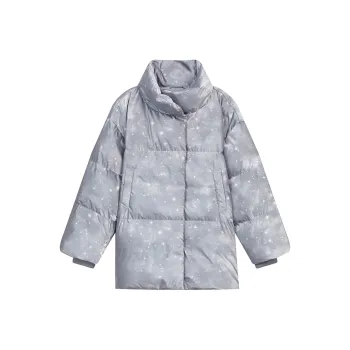 ELF SACK Down Jacket Women's Midnight Silver