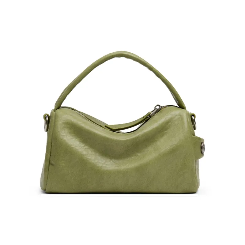 JACD PU Crossbody One Shoulder Handbag Women's White/Green-0