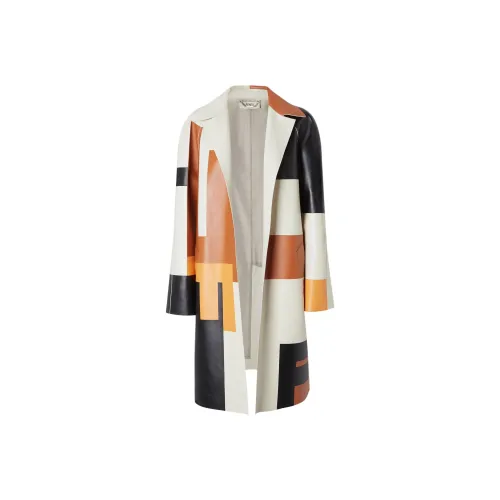 FENDI Geometric print Overcoat