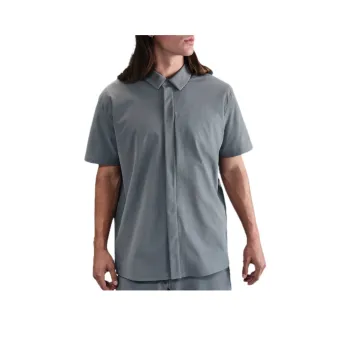 Nike 24.7 PerfectStretch Men's Dri FIT Short Sleeve Snap Down Top