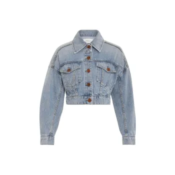 Zimmermann Cropped Denim Jacket
