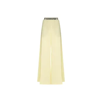 Stella McCartney Logo Tape Wide Leg Trousers