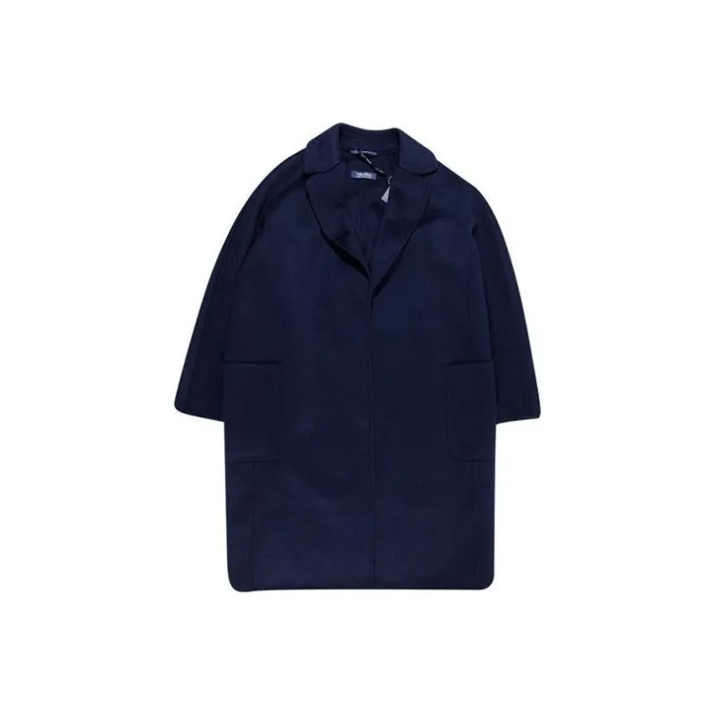 MaxMara Velvet Jackets Women's Marine Blue-0