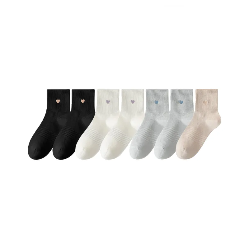 Cotton Gene Mid Calf Socks Women's 7 Pack-20