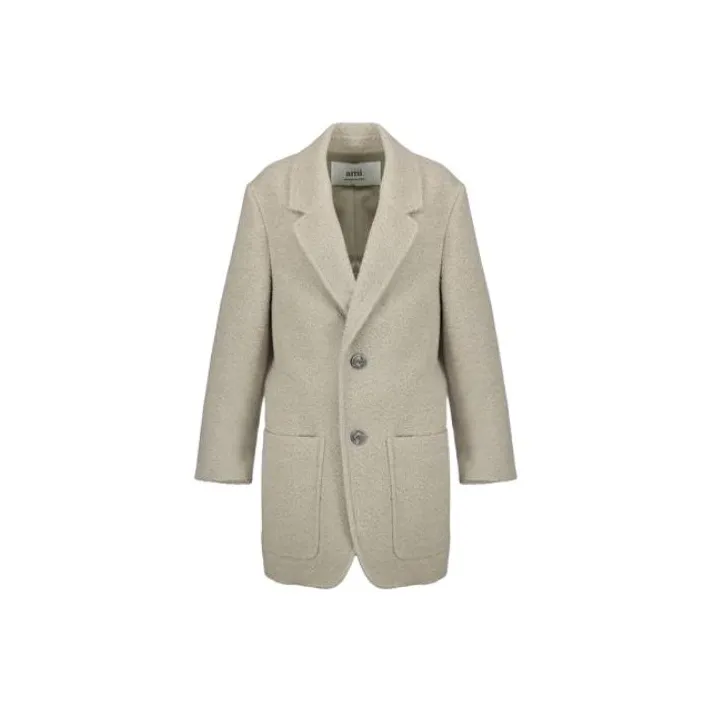 AMIPARIS Wool blend Bouclé Blazer-0