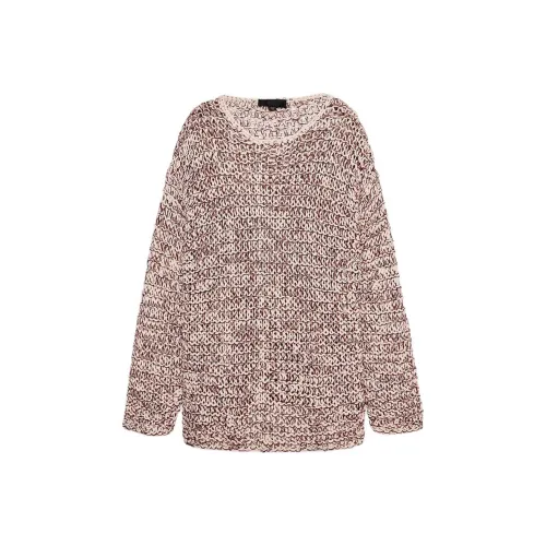 ZARA Knitwear Women's White/Dark Red