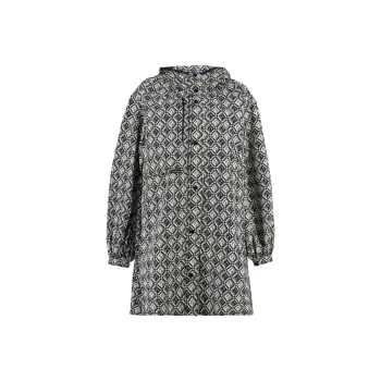 Marine Serre Moon Diamant A Line Windbreaker 'Black'