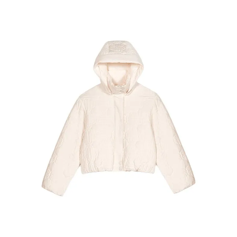 Maje Capsule Puffer Jackets Women's White-0