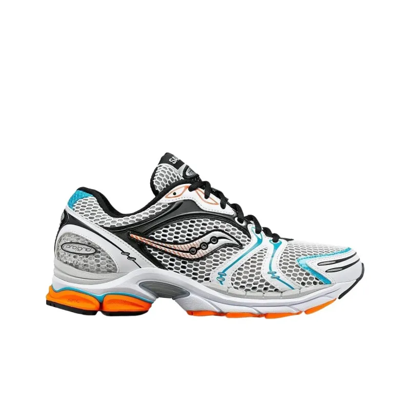 Saucony ProGrid Triumph 4 White Teal Orange-1