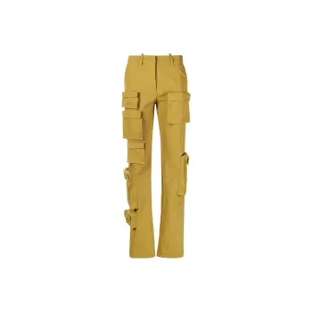 OFF WHITE Co Multipocket Straight leg Cargo Trousers