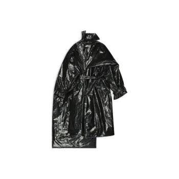 Balenciaga Trench Coat Women's Black