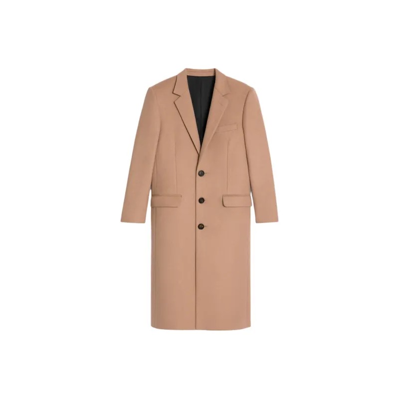 CELINE Chesterfield Coat In Camel Cloth-0