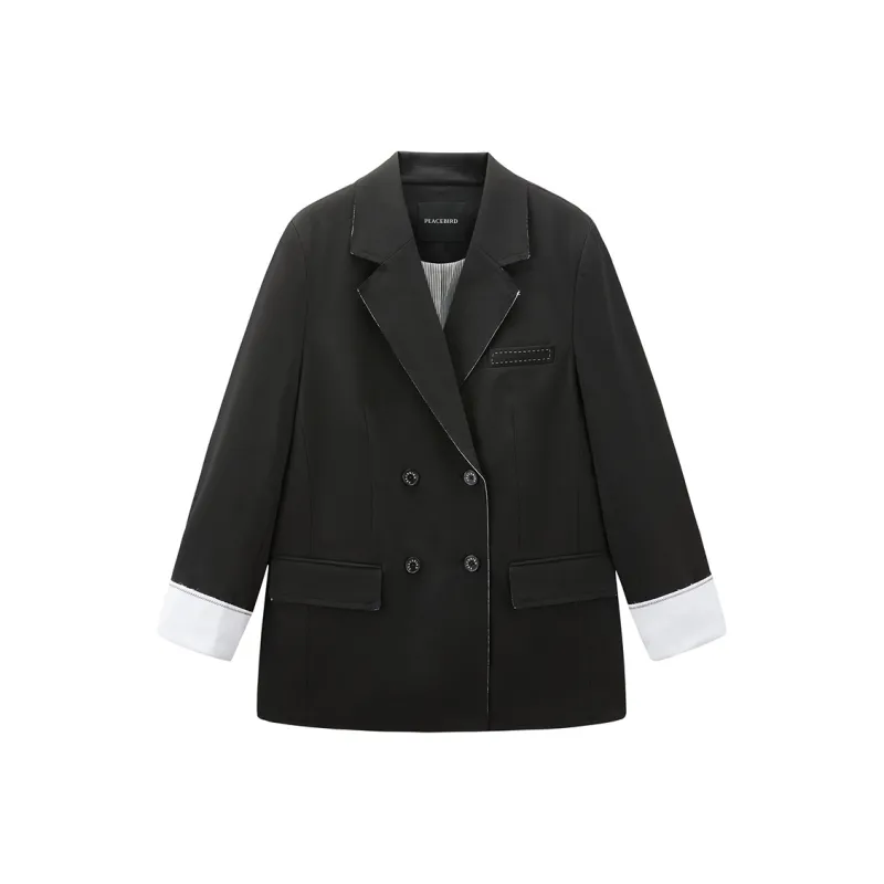 PEACEBIRD Business Suit Women's Black-0