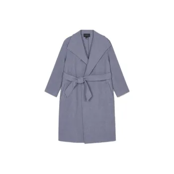 CLUB MONACO Coats Women's Gray Purple