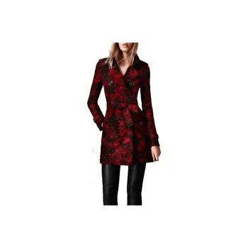 Burberry Trench Coat Women's Red