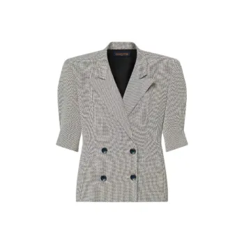 LOUIS VUITTON Zigzag Short Sleeved Blazer