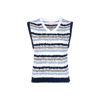 MARNI V Neck Sweater 'Light Navy'