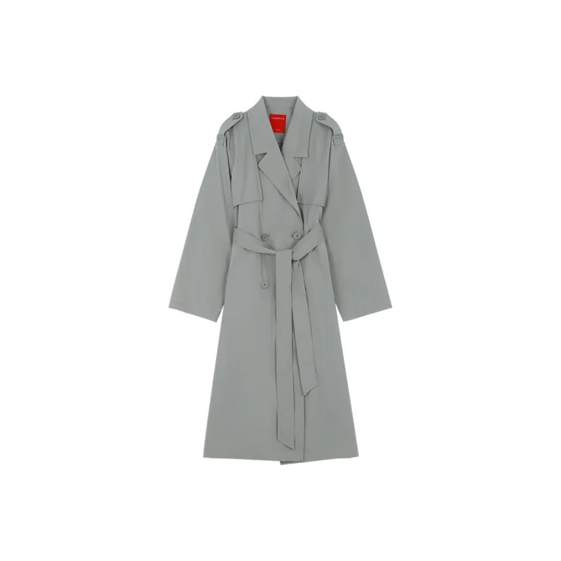 THE SEA LIFE Trench Coat Women's Mist Color-0