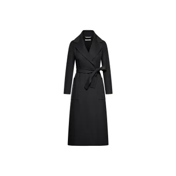 'S MAX MARA Belted Long-Sleeved Coat