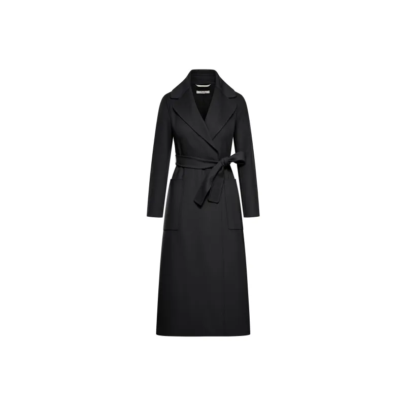 'S MAX MARA Belted Long-Sleeved Coat-0
