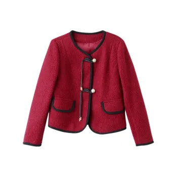 Yi Mengyuan Cropped Coats Women's