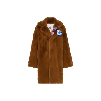 NATASHA ZINKO Coats Women's Brown