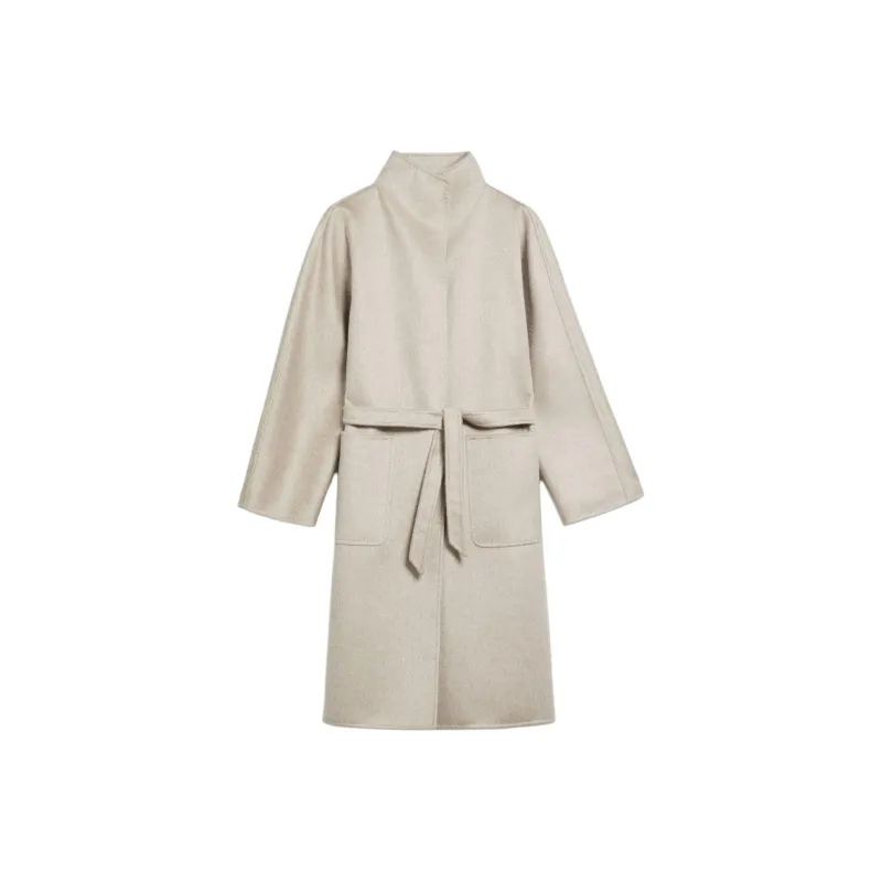 MaxMara Lilia Collection Cashmere Cardigan Coat Women's Sand-0
