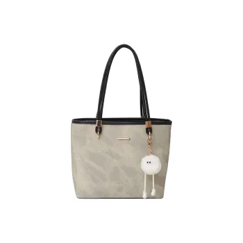 Yalu PU Shoulder Bag Regular Women's Dark Tea/Ecru/Blue/Pink