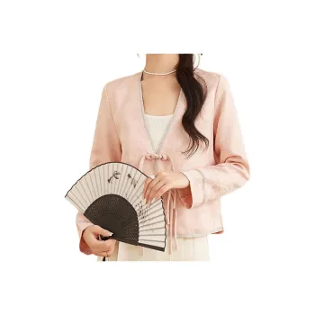 CARBAMMI Cropped Coats Women's Pink