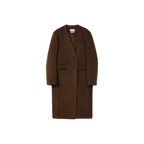 Roselingling Coats Women's Van Dyke Coffee Brown