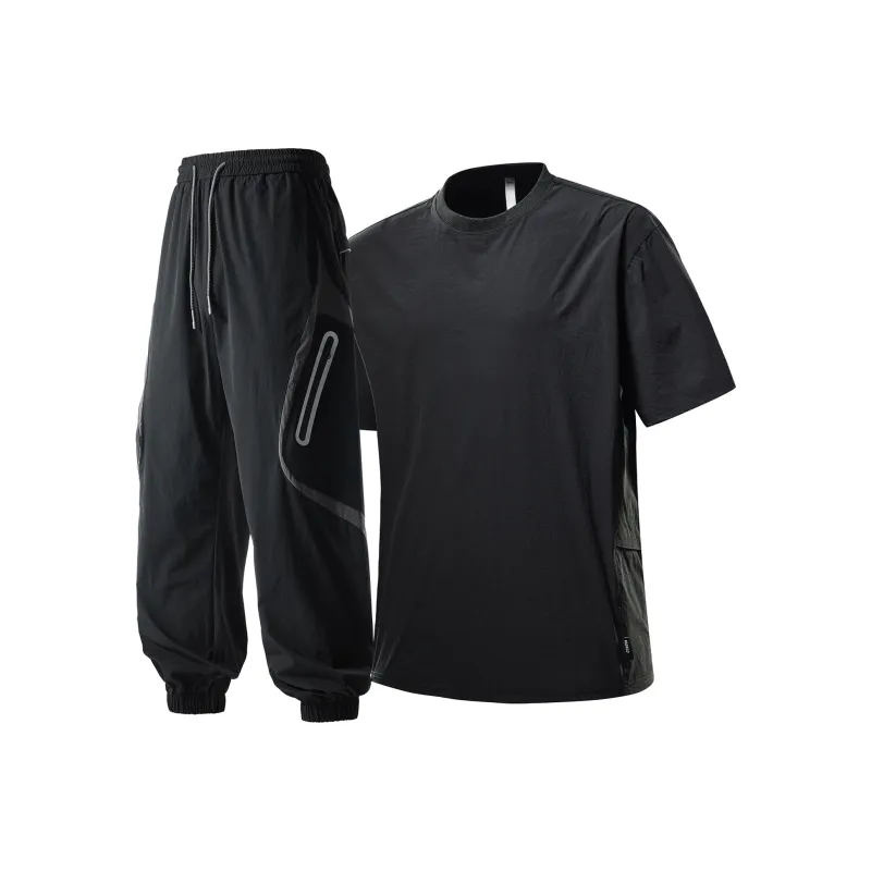 RAP PANDA Casual Sportswear Men's Two Piece Set-18