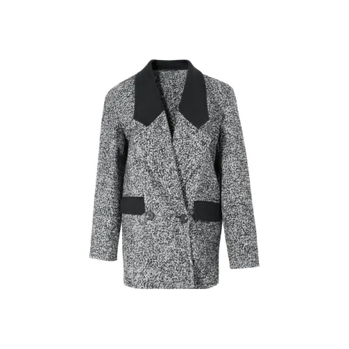 3COLOUR Coats Women's Gray Black