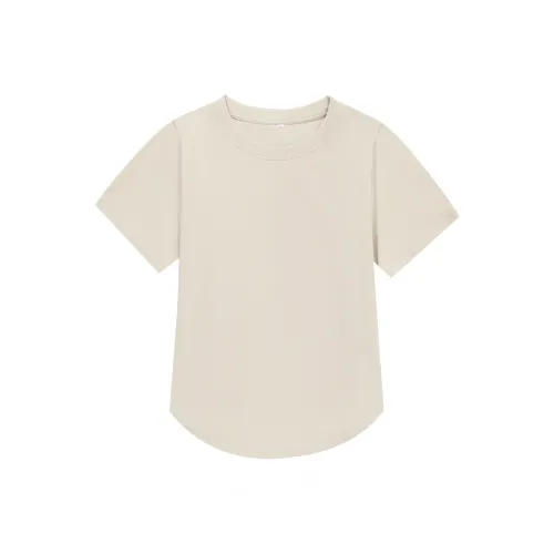 ZAO FU NIAO T Shirts Women's ZFN NKDT 010 Apricot
