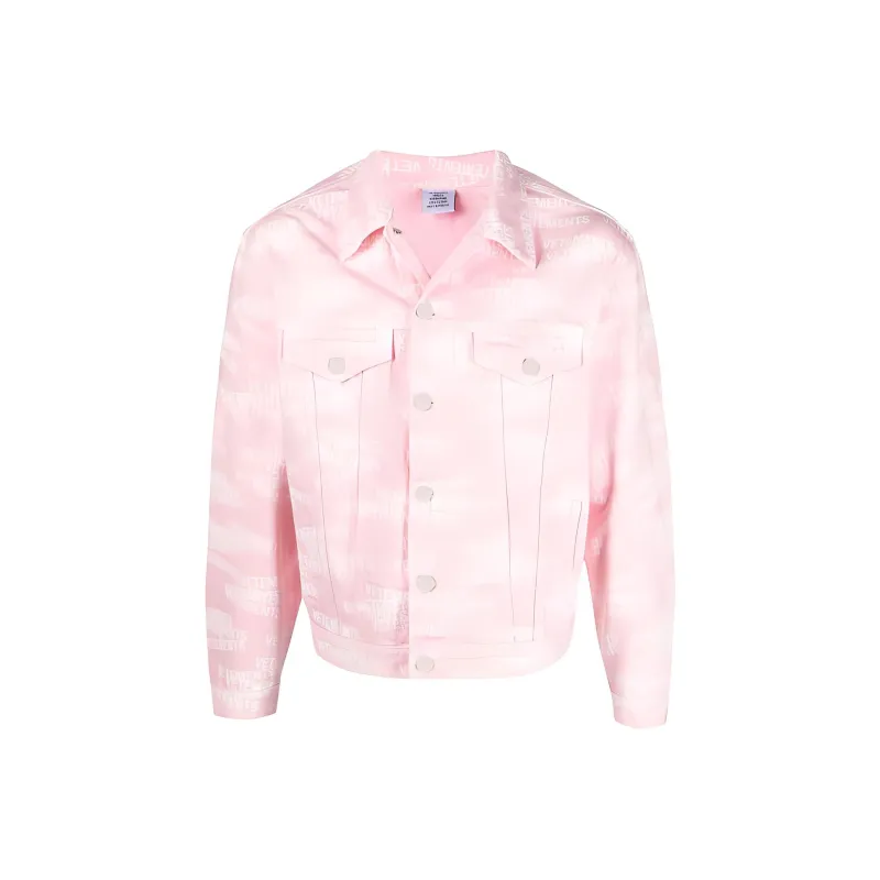 Vetements Denim Jackets Women's Pink-0