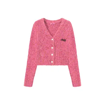 CHUU Cropped Coats Women's Pink Purple